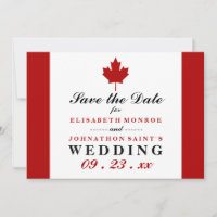 Mariage du drapeau canadien