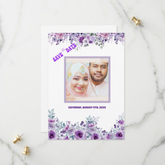 Save The Date Mariage Élégant 007 par Nasrin
