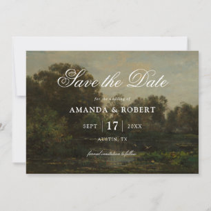 Save The Date Mariage Élégant Romantique Beaux-Arts