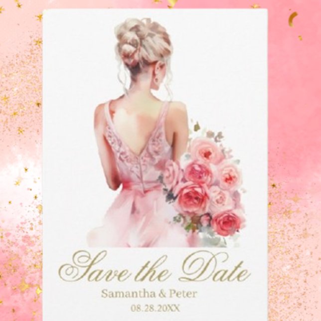 Save The Date Mariage Élégant Sauvegarder la Date (Set the tone for your celebration and invite loved ones to join you. )