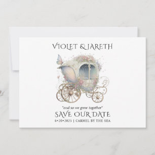 Save The Date Mariage Enchanté Bois Enregistrer La Date