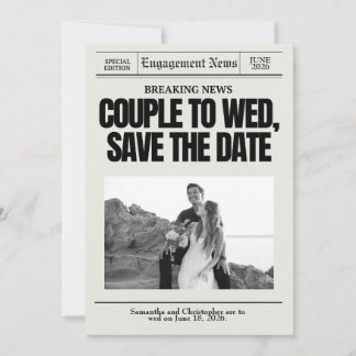 Save The Date Mariage fiançailles Enregistrer la date Dernière h