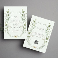 Mariage Fleur sauvage Pale Green Elegant