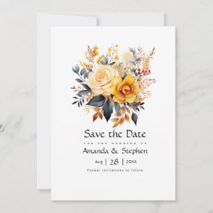 Save The Date Mariage Floral au Cadran Solaire