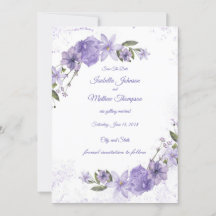 Mariage floral pourpre