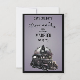 Save The Date Mariage gothique Enregistrer la date
