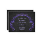 Mariage gothique noir violet