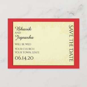 Save The Date Mariage indien Ganesha Enregistrer la date