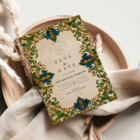 Mariage islamique baroque émeraude