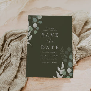 Save The Date Mariage Luxe : Mariage Divin aux Oliviers et au Fe