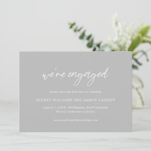 Save The Date Mariage Moderne de Sydney Gray