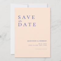 Mariage moderne simple Enregistrer la date