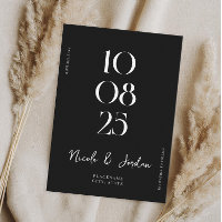 Mariage moderne simple et chic