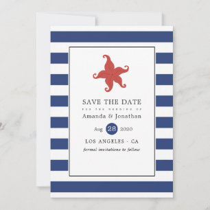 Save The Date Mariage nautique