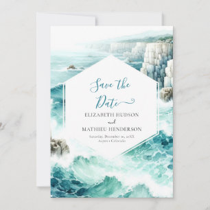 Save The Date Mariage nautique minimaliste rustique