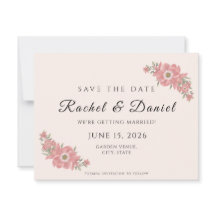 Mariage personnalisé au jardin floral aquarelle av