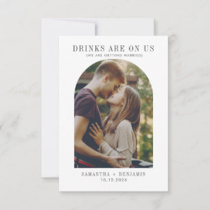 Save The Date Mariage photo amusant moderne Enregistrer la date