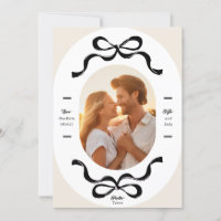 Mariage photo Black Cream RIBBONS & Bows