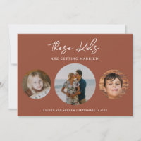 Mariage photo Boho Terracotta pour enfants