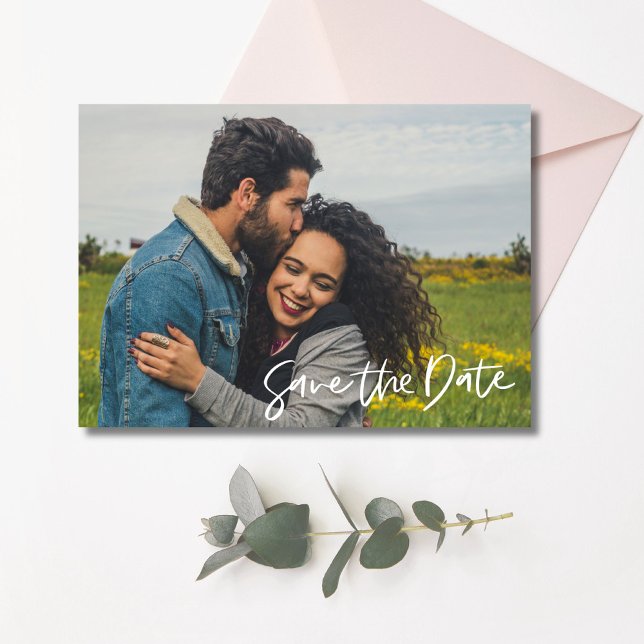 Save The Date Mariage photo chic (Chic Photo Wedding Save The Date)