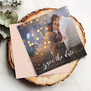 Save The Date Mariage photo de Calligraphie moderne