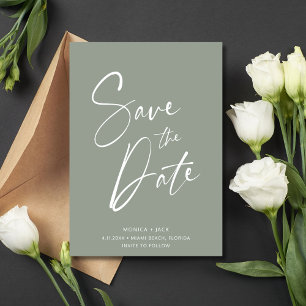 Save The Date Mariage photo de script simple