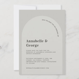 Save The Date Mariage photo de typographie graphique moderne