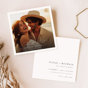 Save The Date Mariage photo Romantic Desert Boho