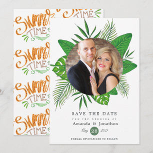 Save The Date Mariage photo Tropical Summer Beach