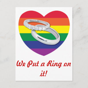 Save The Date Mariage Rainbow/Enregistrer la date