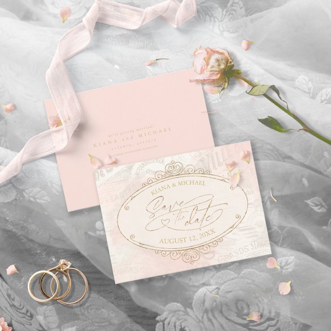 Save The Date Mariage romain français ID870 (Créateur téléchargé)