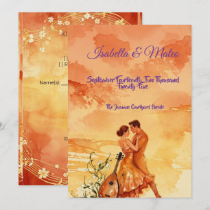 Save The Date Mariage romantique Isabella & Mateo 