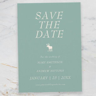 Save The Date Mariage rustique élégant Enregistrer la date