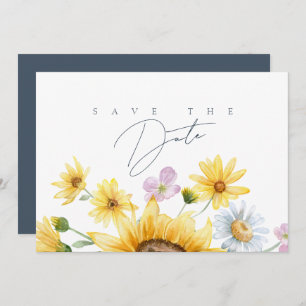Save The Date Mariage Rustique Royal Blue Opulence