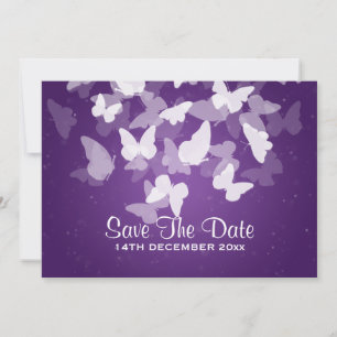 Save The Date Mariage Sauvegarder La Date Éloignante Papillons V