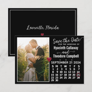 Save The Date Mariage Septembre 2024 Calendrier Photo personnali