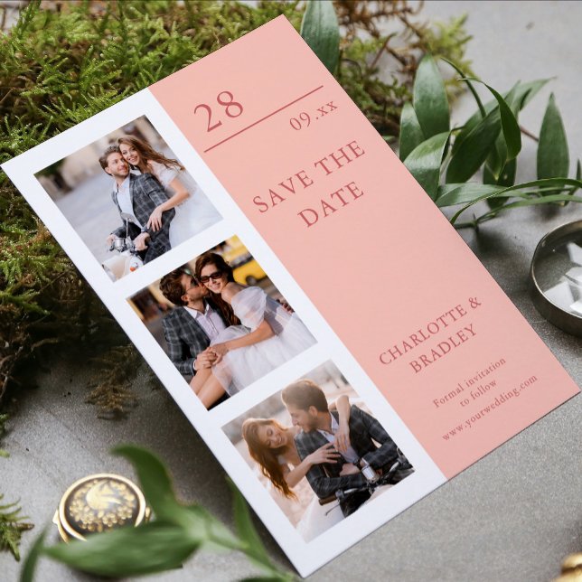 Save The Date Mariage Simple Enregistrer La Photo Date (Créateur téléchargé)
