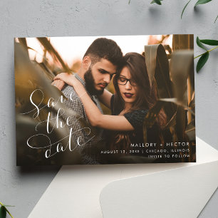 Save The Date Mariage simple et élégant