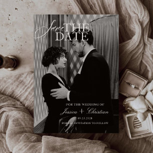 Save The Date Mariage simple et moderne avec une esthétique de l