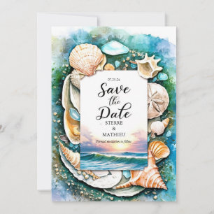 Save The Date Mariage Sun Whimsical Beach