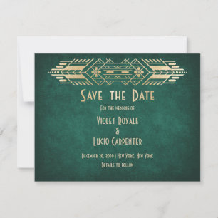Save The Date Mariage vert du Geek de jeu vidéo