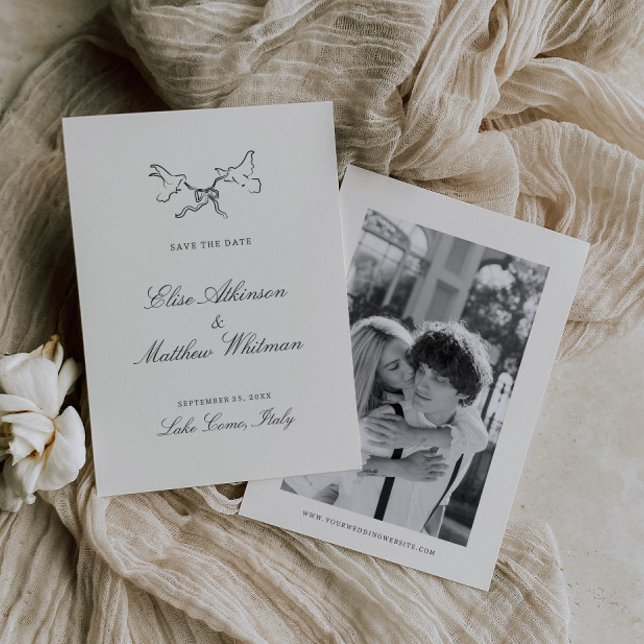 Save The Date Mariage Whimsical illustré (Créateur téléchargé)