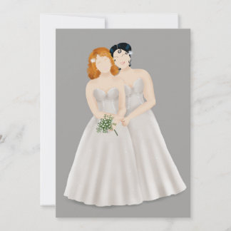 Save The Date Mariée & Mariée