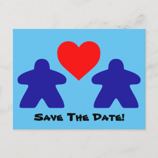 Save The Date Meeple Invitations