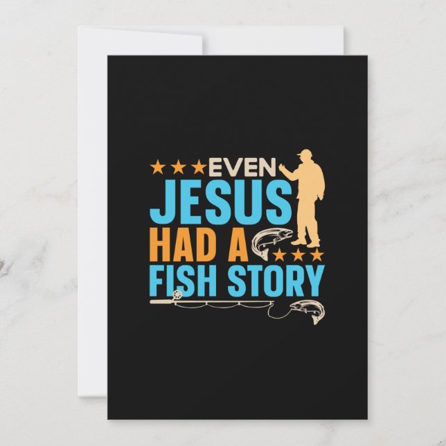 Save The Date Même Jésus Avait Une Histoire De Pêche (Devant)