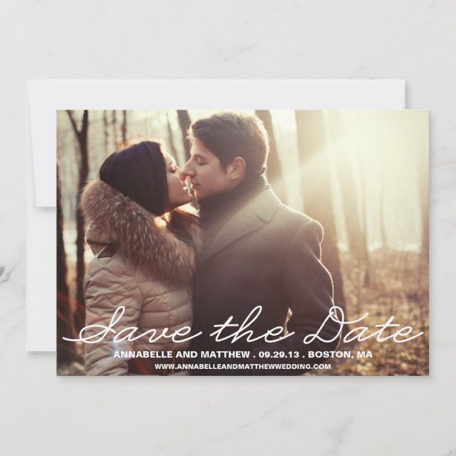 Save The Date Mentions légales Sauvegarder la date Annonce (Devant)