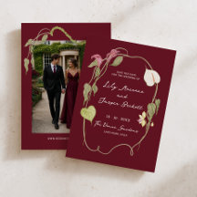 Merlot & Moss Mariage Fantaisiste Enregistrez la D