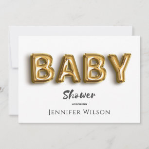 Save The Date mignon bulle d'or baby shower amusant