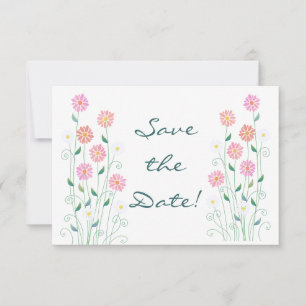 Save The Date Mignonnes pâtisseries Pink Wedding Enregistrer la 