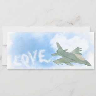 Save The Date Militaire Fighter Jet Love Jet Stream Mariage